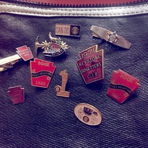 Vintage American Legion Pins Fraternal order police & Bayern Oktoberfest hat pin